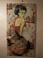Asian woman painting that got away